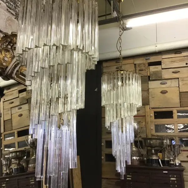 Swarovski Crystal Cascade Chandelier