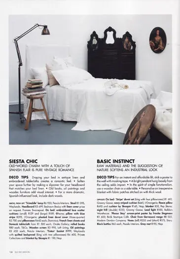 Elle Decoration, April/May 2010 — page 1