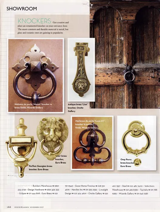 House & Garden, November 2007 — page 1
