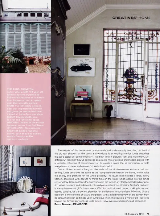 House & Leisure, February 2010 — page 1
