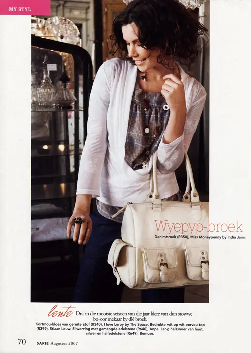 Sarie magazine, August 2007 — page 3