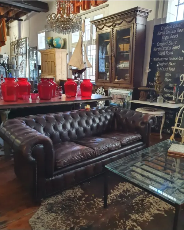 Leather Chesterfield