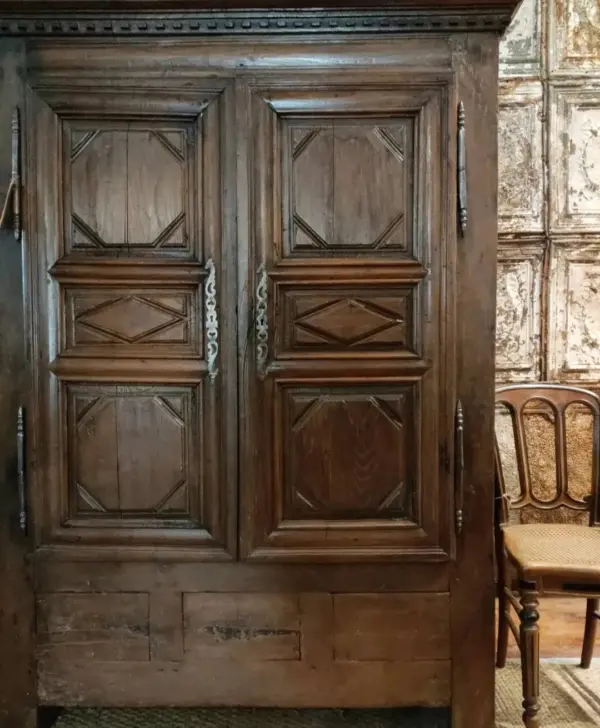 French Provincial Oak Cupboard