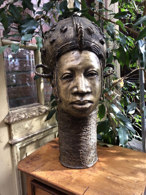 Bronze Mali Head