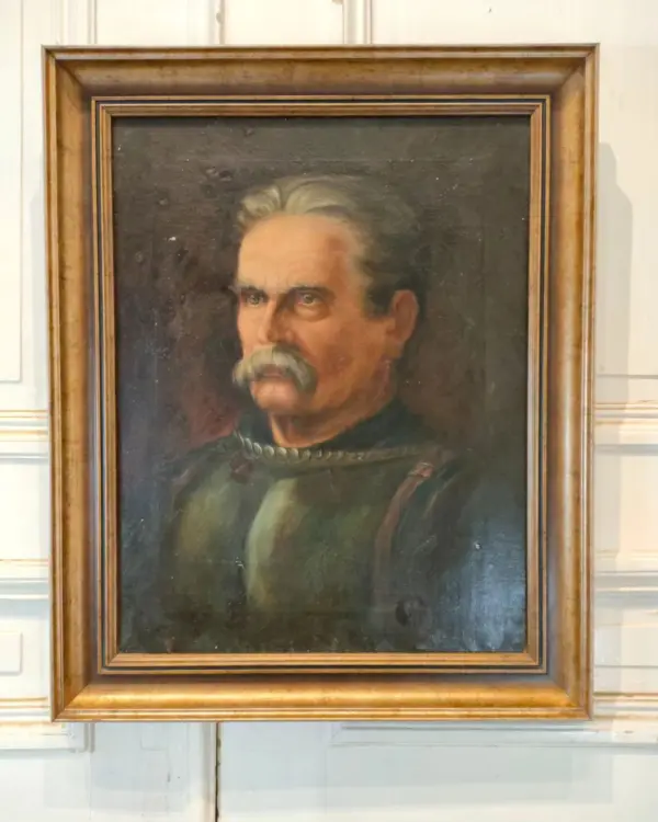 Vintage Oil Painting of a Man