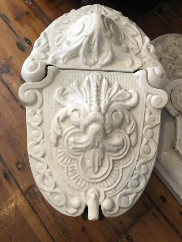 Vintage Cast Iron Coal Scuttle