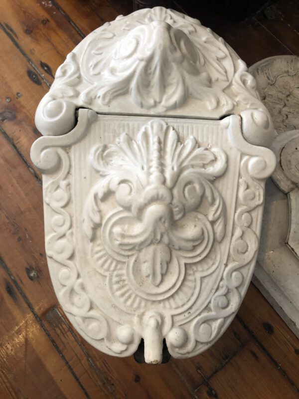 Vintage Cast Iron Coal Scuttle