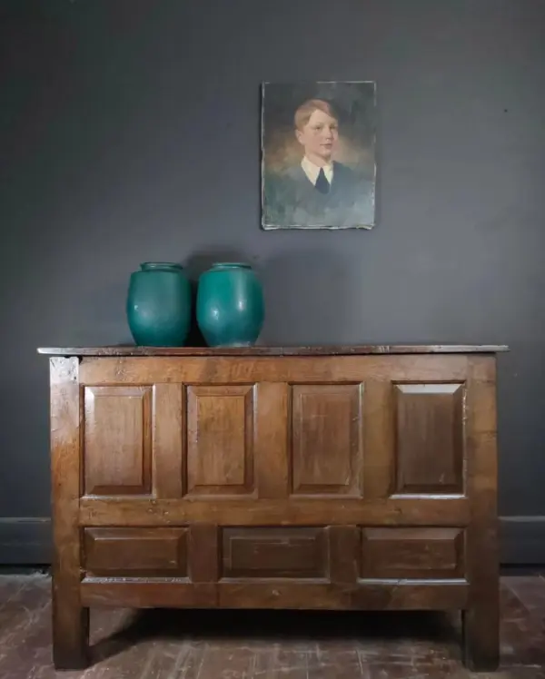 Large Oak Coffer