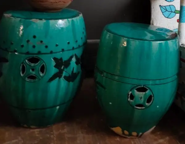 Large Chinese Garden Stools