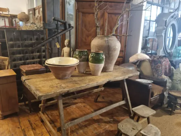 Rustic Wooden Work Table