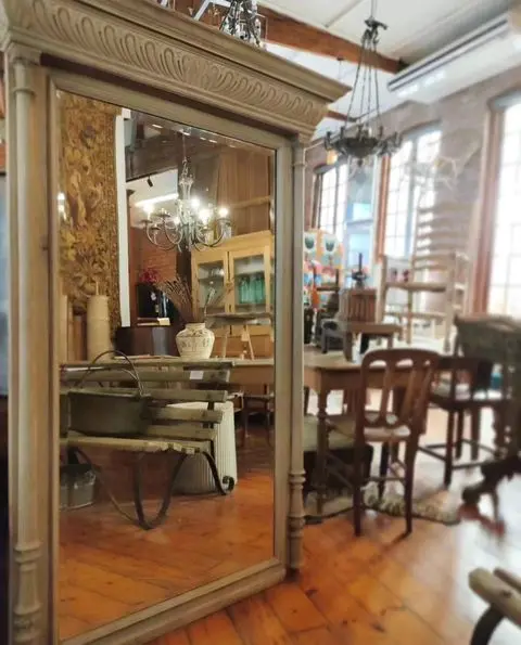 Henry III Style Large Blonde Mirror