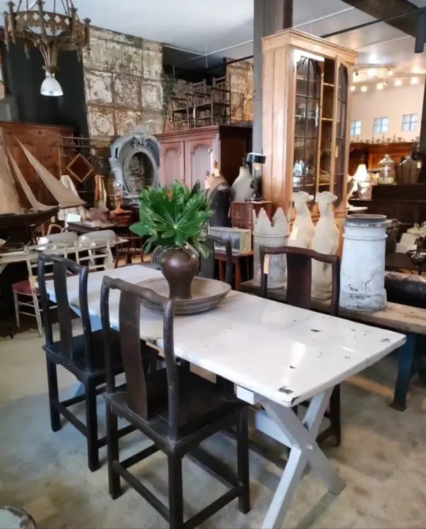 Set of Chinese Maple Dining Chairs
