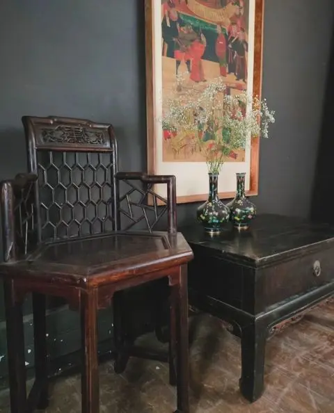 19th Century Oriental Hexagonal Chair