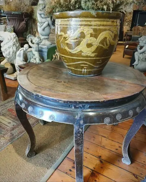 Demilune Elm Table