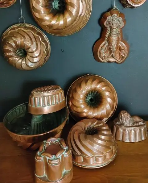 Vintage Kouglof Cake and Jelly Molds