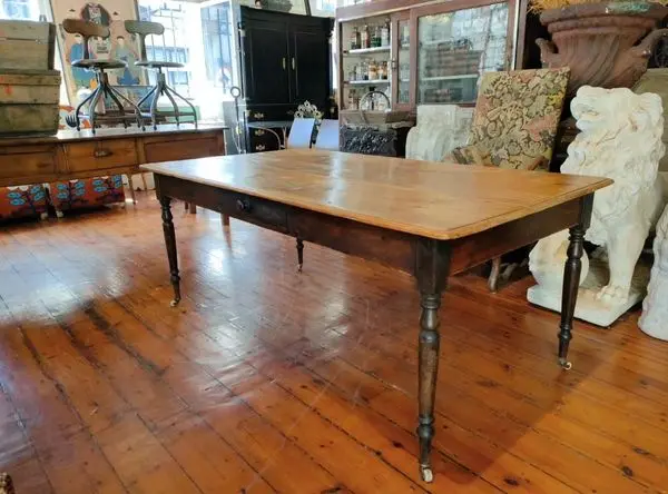 Table on Castors with Drawer