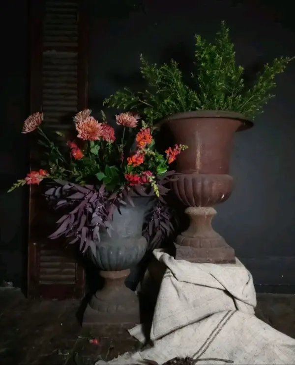 Large Metal Urns