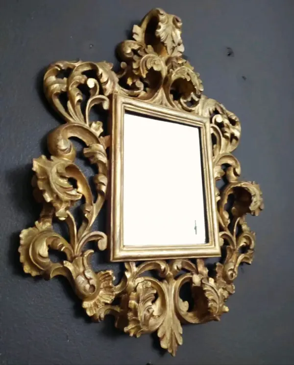 Carved Florentine Style Mirror