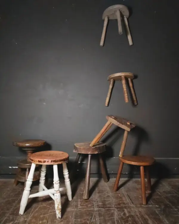 Collection of French Milking Stools