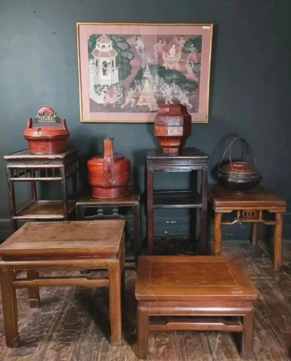 Oriental Side Tables and Pot Stands