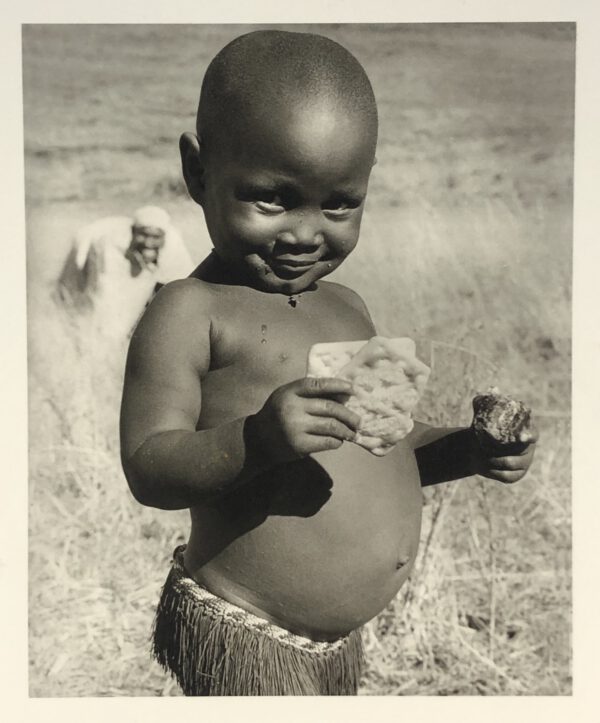 Reproduction Print – Large Scale Black & White Photo of African Child