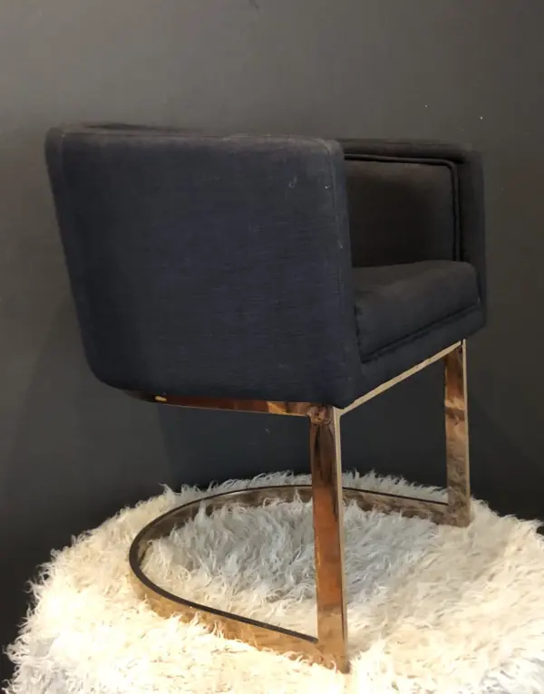 Pair Hepburn Barrel-Back Dining Chairs