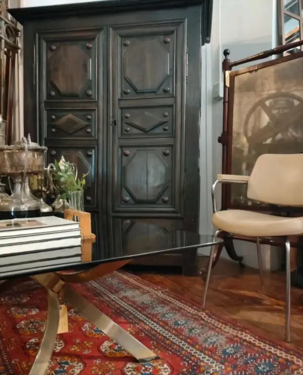 French Carved Wood Cupboard