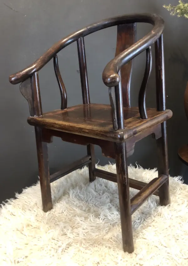 Chinese Horseshoe Yoke-Back Chairs