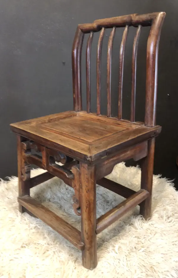 Chinese Slatted Chair