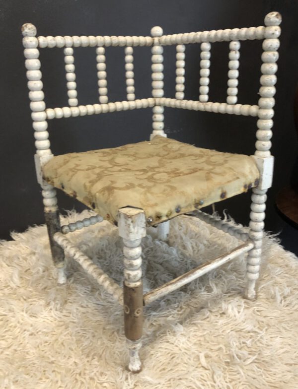 Vintage Child’s Bobbin Twist Corner Chair