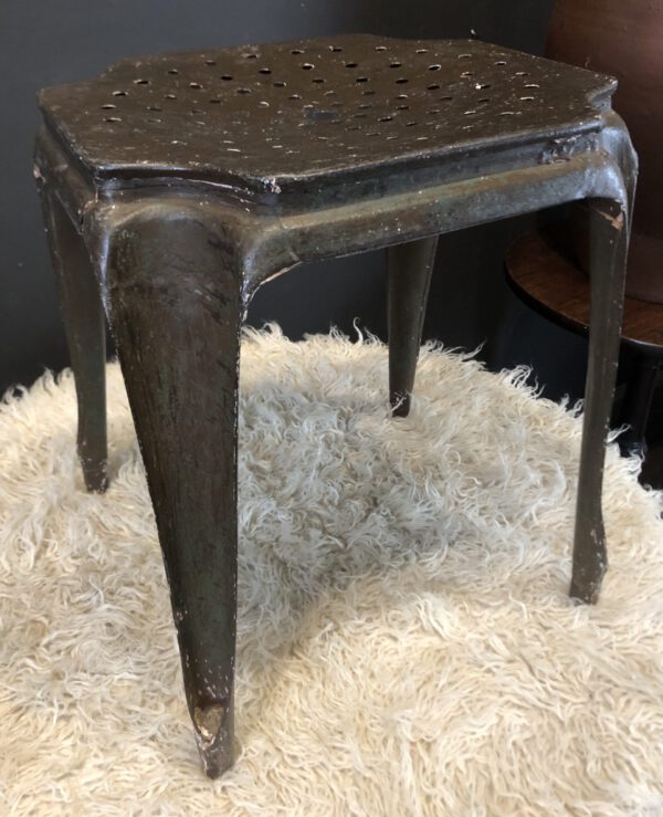 Vintage Metal Stackable Stool
