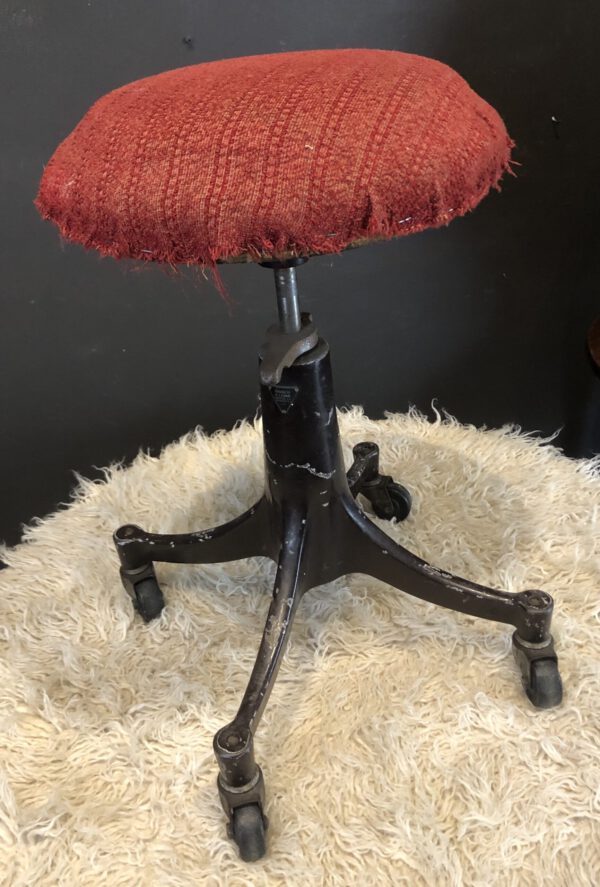 Metal 4-Legged Piano Stool