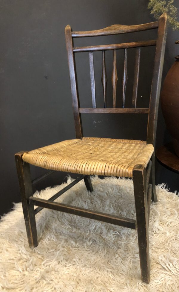 20th Century Woven Seat Bedroom Chair