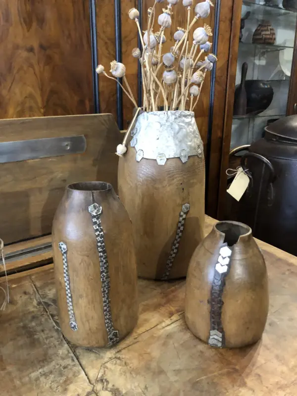 Vintage Rwandan Tutsi Milk Containers