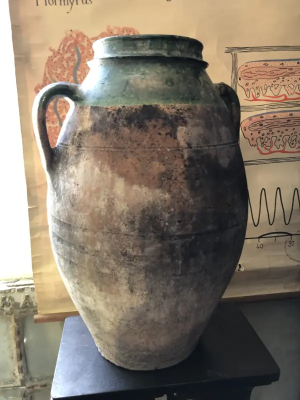 Gallon Pottery Olive Urn