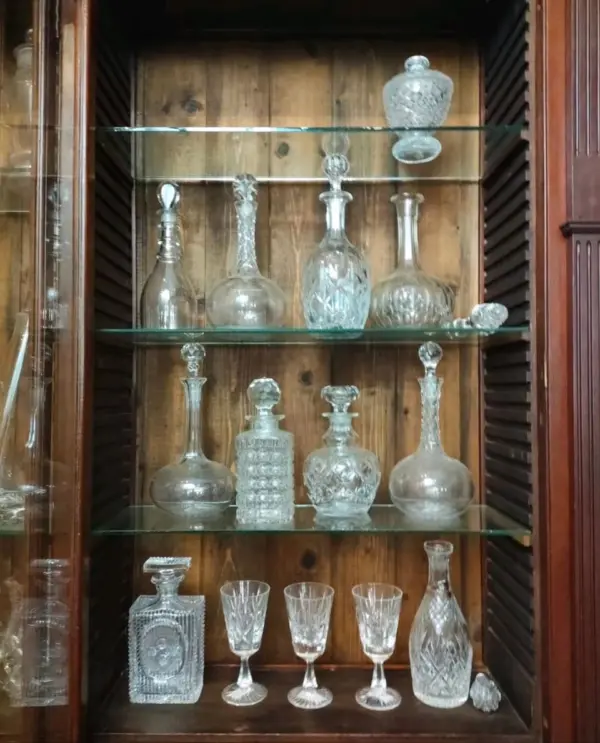 Collection of Glass Decanters