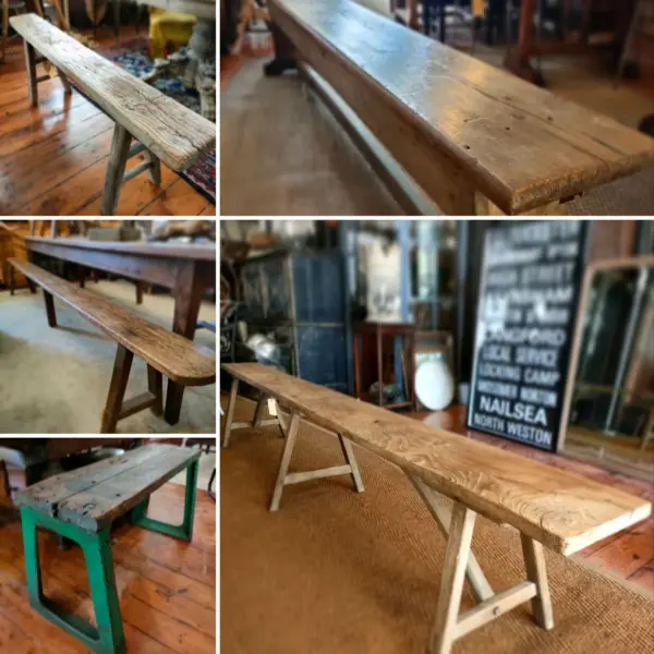 Collection of Versatile Wooden Benches
