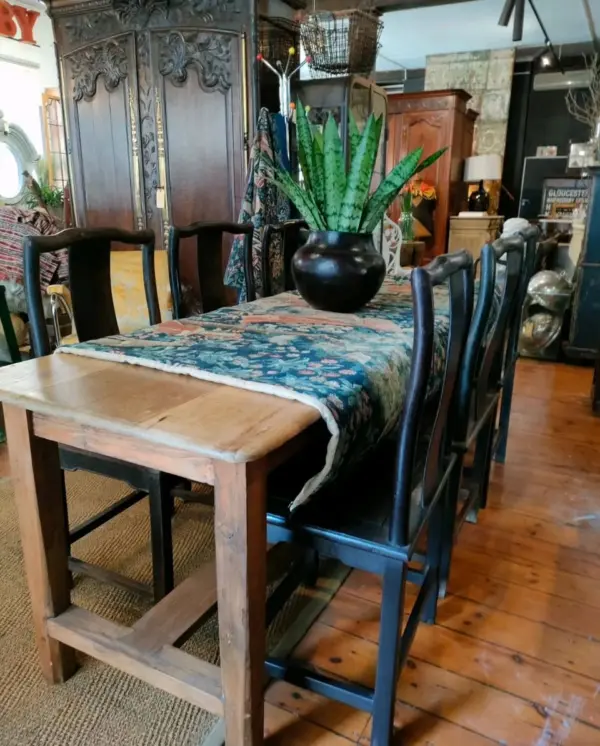 Long Wooden Dining Table