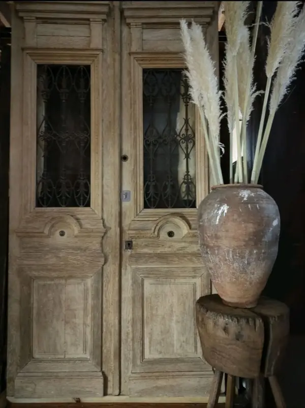 Provence Style Oak and Iron Doors