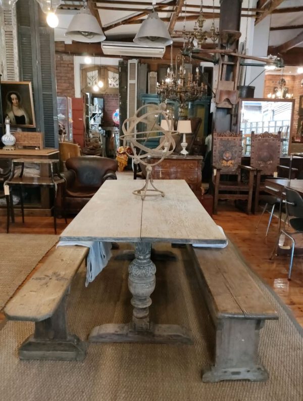 Bleached Oak Dining Table
