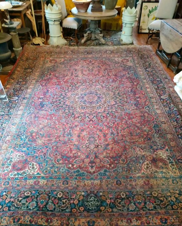 Large Softly Worn Carpet