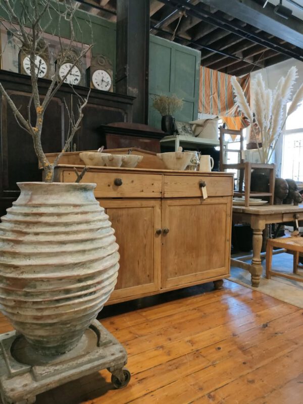 Scrubbed Pine and Yellowwood Cupboard