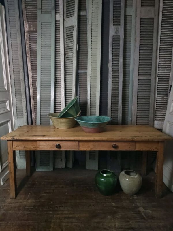 Blonde 2-Drawer Table