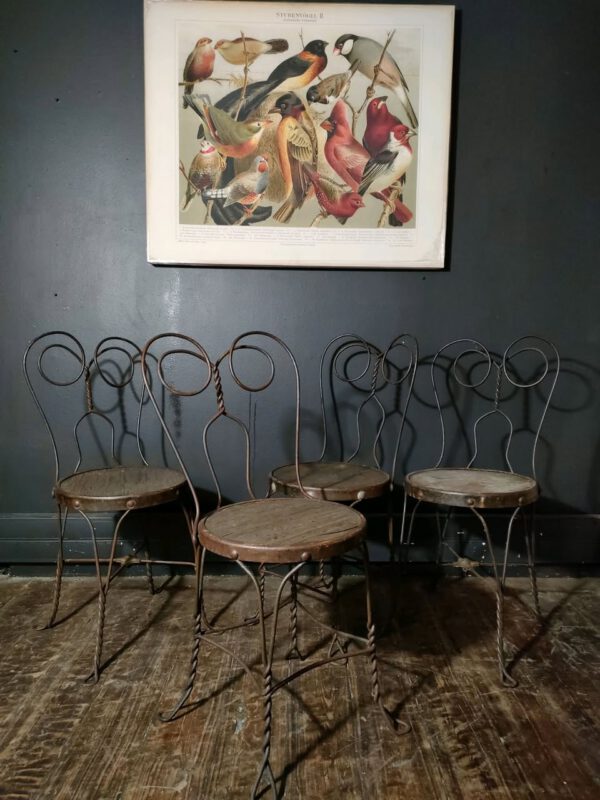 Vintage Ice Cream Parlour Chairs