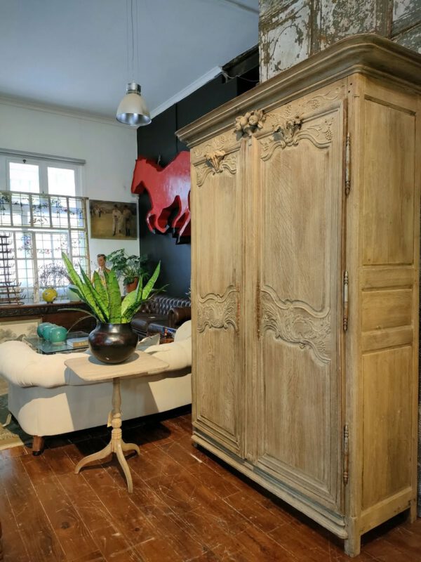18th Century Louis XVI Period Bleached Oak Cupboard