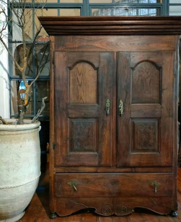 Primitive, Normandy-Style Cupboard