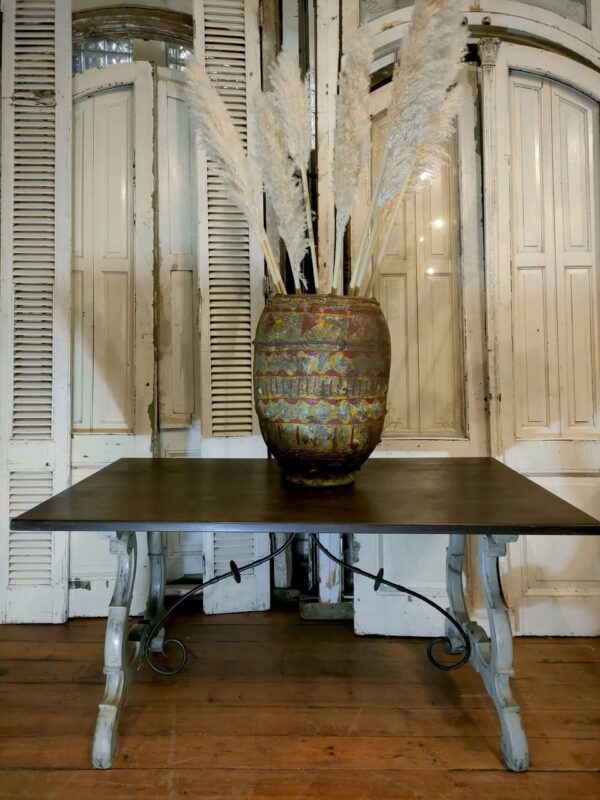 Spanish Table and Nupe African Pot