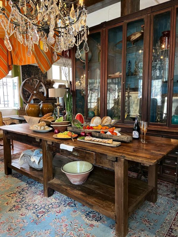 Wooden Pastry Table