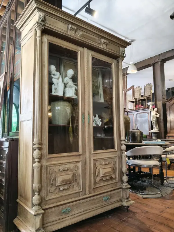 19th Century French Oak Bookcase