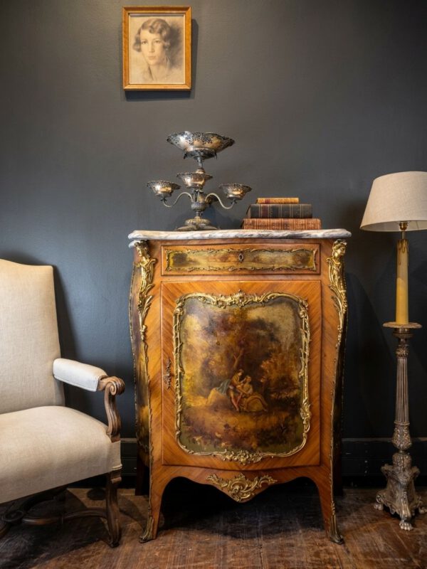 French Louis XV Style Bombe Cabinet